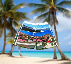 OCEAN VIEW BEACH SHORTS