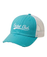 Signature Trucker Cap-Turquoise